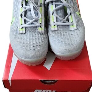 Nike Gray and Neon Green Sneakers